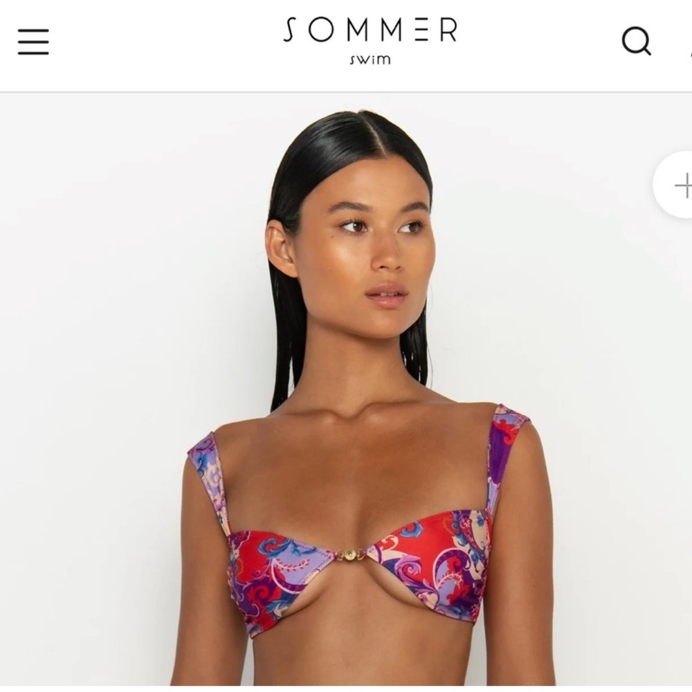 SOMMER SWIM TOP ONLY❕❕❕ size S : balconette bikini top